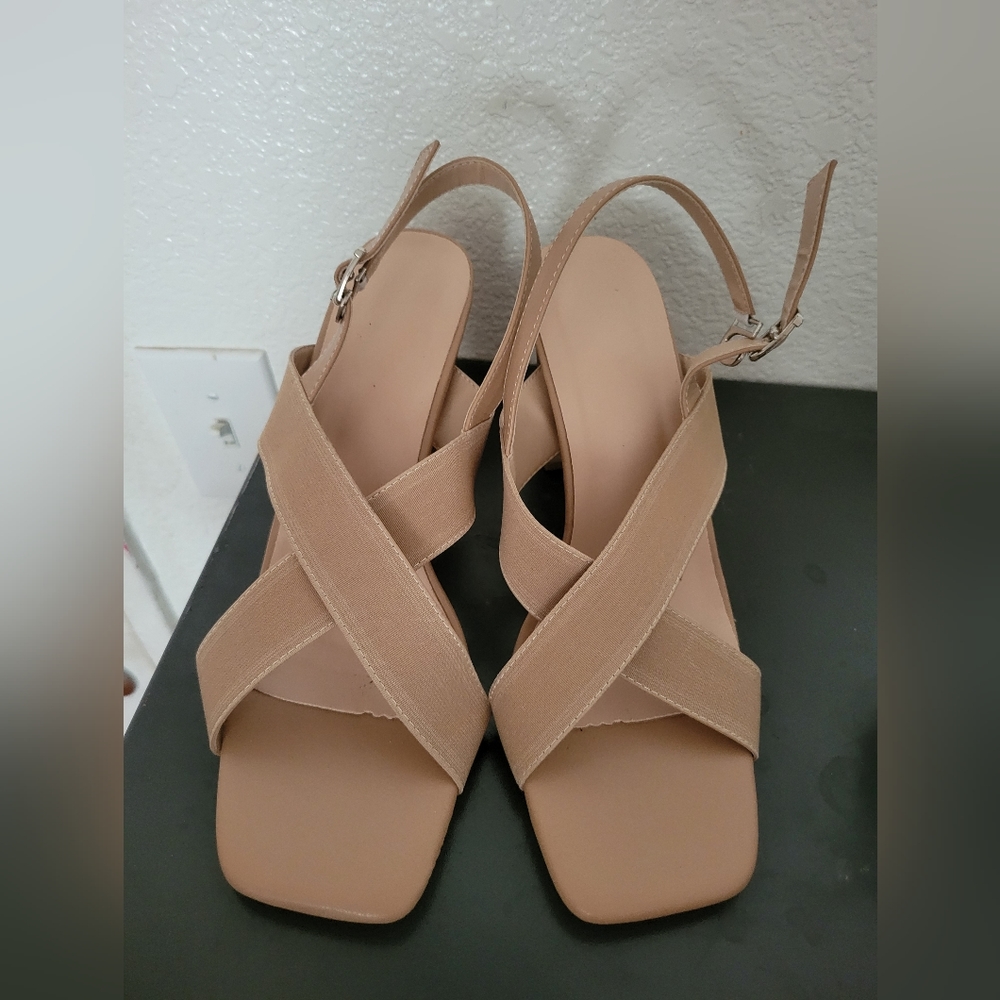Shein Chunky Heeled Strapy Sandals